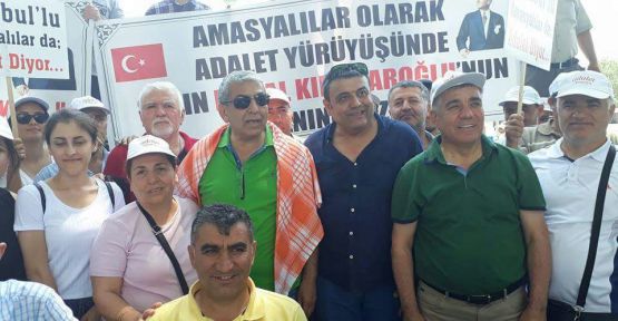  Adalet Arayışına Amasya'dan Destek