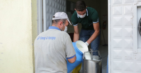   Alıcık Köyünde günlük  1200 litre süt toplanıyor