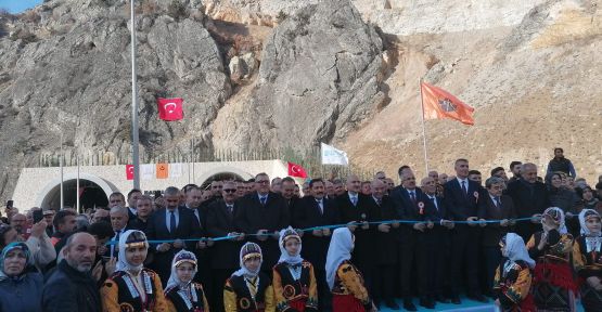 Amasya Badal Tüneli Törenle Hizmete Açıldı