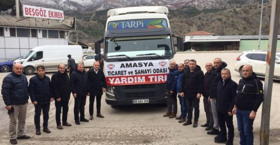 Amasya TSO’dan Deprem Bölgesine Yardım