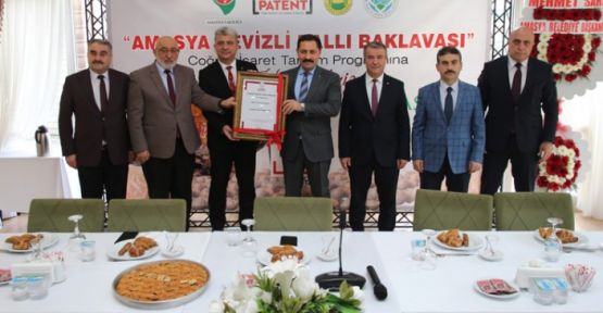 Amasya’nın Cevizli Ballı Baklavası da tescillendi