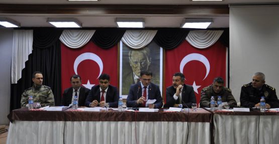 ASAYİŞ VE GÜVENLİK MASAYA YATIRILDI  