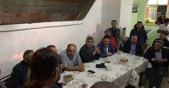 Çaybaşı'nın konukları  İYİ Parti'liler oldu