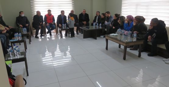   DEPREMZEDE 24 AİLE  YURTLARA YERLEŞTİRİLDİ