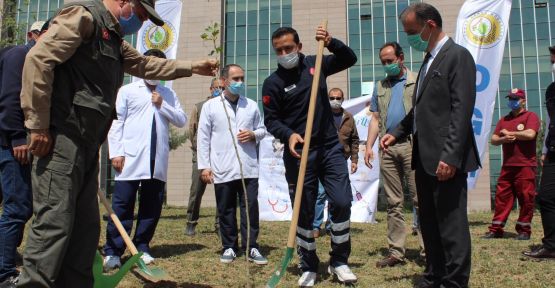 Doğaya Renk Fidana Su Verildi