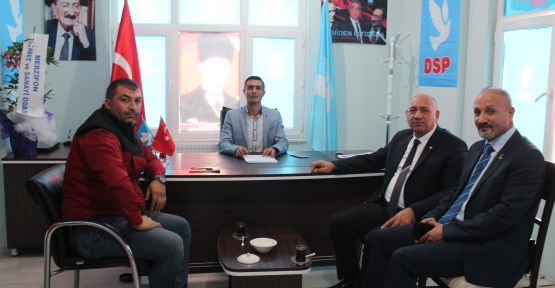  DSP'nin ilk ziyaretçisi Başkan Dağdelen Oldu   