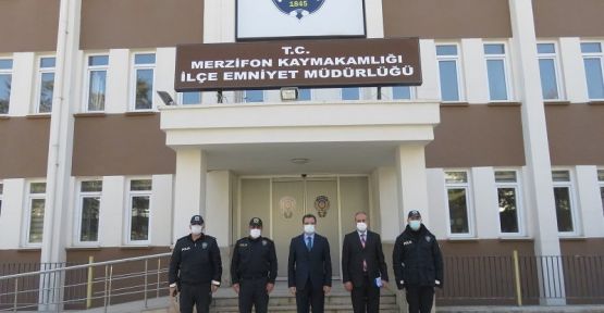 EMNİYET TEŞKİLATINI ZİYARET ETTİ