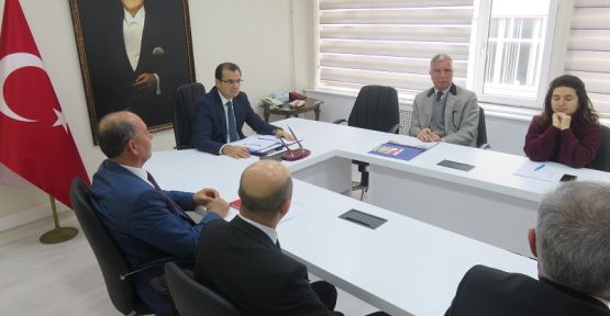 İLÇEDEKİ YATIRIMLAR  İSTİŞARE EDİLDİ   