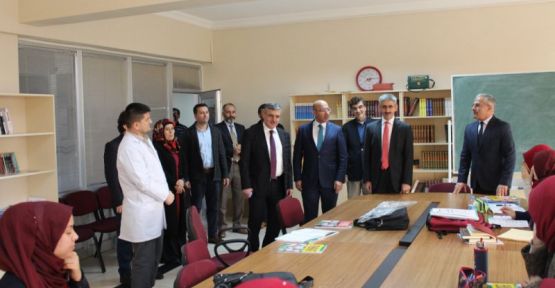  İMAM HATİP OKULLARINDA İNCELEMEDE BULUNDULAR