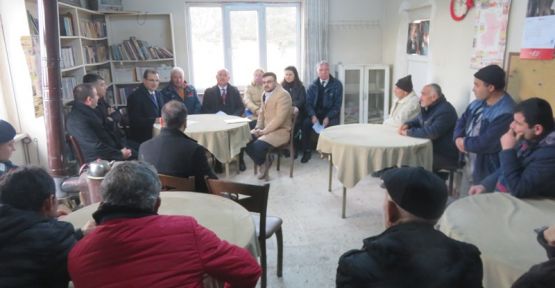 Karatepe ve Han Köyünün ziyaretçisi  Kaymakam Güldoğan Oldu