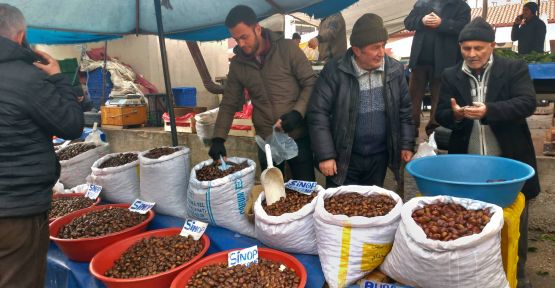   Kestane Tezgahlarda Yerini Aldı