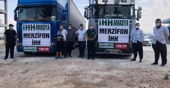 MERZİFON'DAN  İDLİB'E 3 TIR