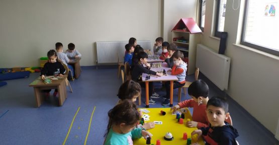 MİNİKLER AKIL VE ZEKA  OYUNLARI İLE TANIŞTI