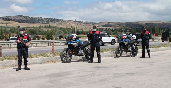 Motorize huzur timi  görev başında