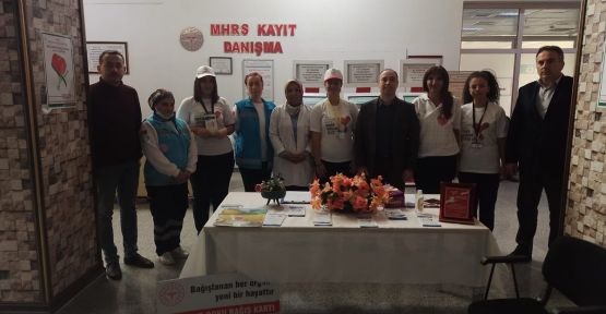 ORGAN BAĞIŞI İÇİN FARKINDALIK STANDI KURULDU