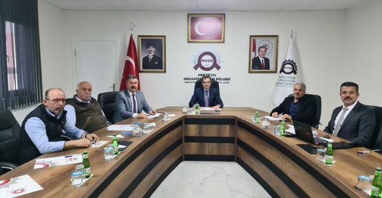   OSB FAALİYETLERİ DEĞERLENDİRİLDİ