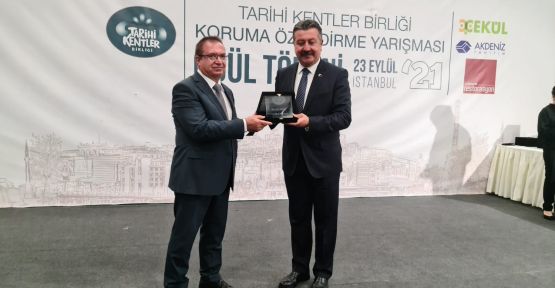 TARİHİ KENTLER BİRLİĞİ  ÖDÜL TÖRENİ DÜZENLEDİ