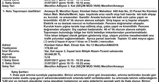 T.C. MERZİFON (SULH HUKUK MAH.)
