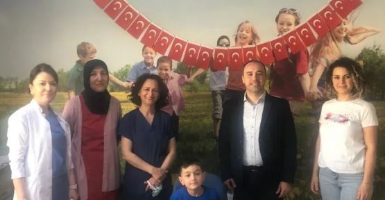 TEDAVİ GÖREN ÇOCUKLAR  UNUTULMADI