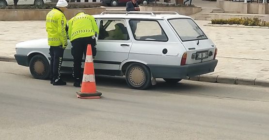 TRAFİK UYGULAMASI YAPILDI