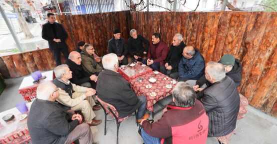 VALİ MASATLI'DAN  ÇAY SOHBETLERİ
