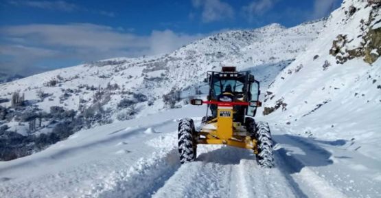 5 köy yolu için  çalışma başlatıldı
