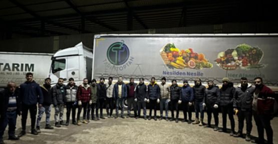   AK Parti Acil Yardım Malzemeleri Gönderdi