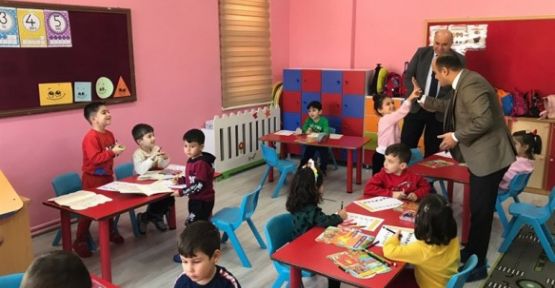 ALTINÖZ, MİNİK ÖĞRENCİLERİN KONUĞU OLDU