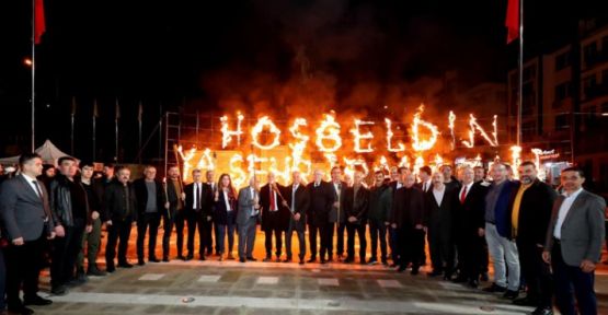 Amasya'da Ramazan Mahya Yakılarak Karşılandı
