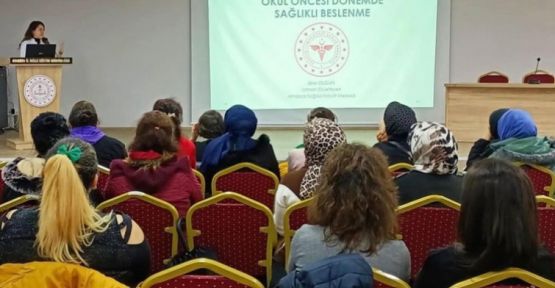 Anaokul Velilerine Sağlıklı Beslenme Eğitimi