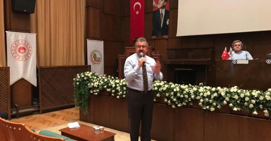 ÇALIŞTAYDA SUNUM YAPTI
