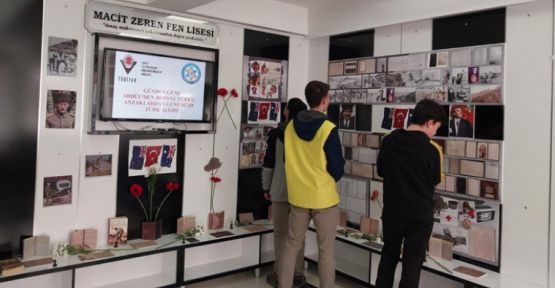  Fen Lisesinde Abdül’den Johnny Türk’e” Sergisi Açıldı