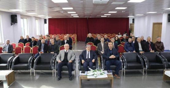 İLKÖĞRETİM KURUM MÜDÜRLERİ İLE TOPLANTI YAPILDI