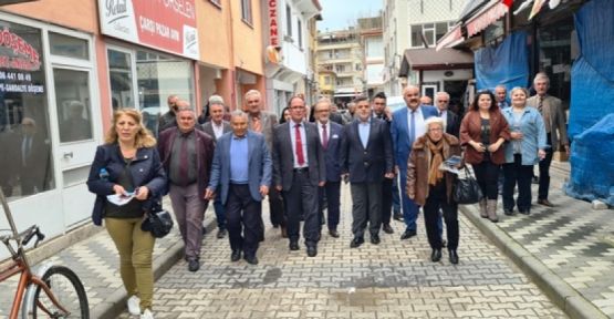 İYİ PARTİLİ ADAYLARDAN TAŞOVA ÇIKARMASI