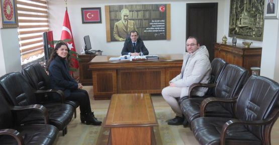 KAYMAKAM GÜLDOĞAN'IN  ZİYARETÇİSİ LÖSEV OLDU