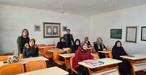 KURAN KURSUNU DENETLEDİ