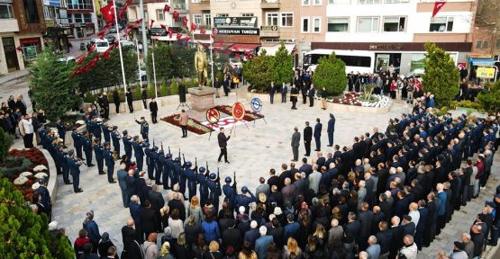 Merzifon 10 Kasım'da Ata'yı  Andı