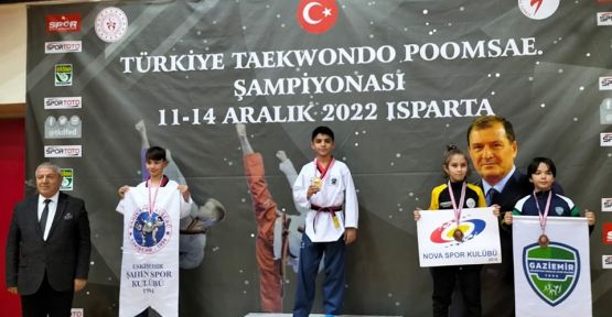   MERZİFON’LU SPORCU  TÜRKİYE ŞAMPİYONU OLDU