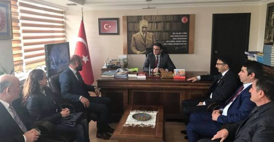  MHP YENİ YÖNETİMİ KAYMAKAM BALCI'YLA TANIŞTI