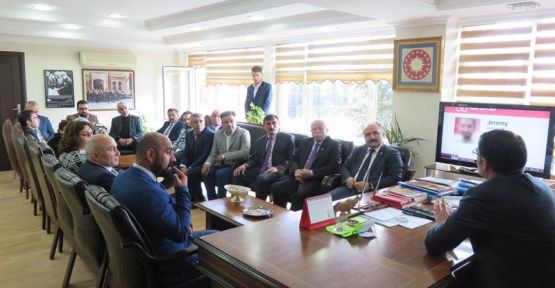  MHP'DEN KAYMAKAM BALCI'YA ZİYARET