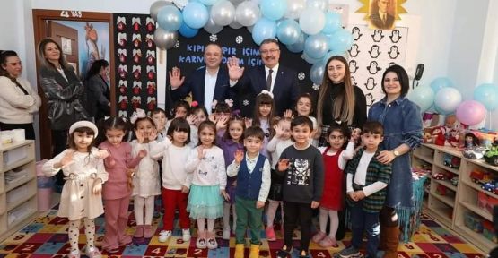 MİNİK YÜREKLERİN  HEYECANINA ORTAK OLDU