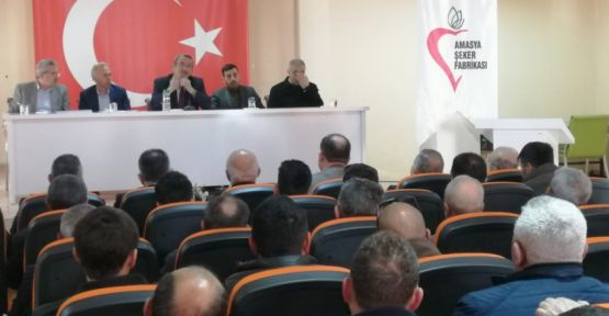 TAŞOVALI PANCAR ÜRETİCİLERİ BİLGİLENDİRİLDİ