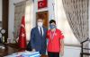 ŞAMPİYONU TEBRİK ETTİ