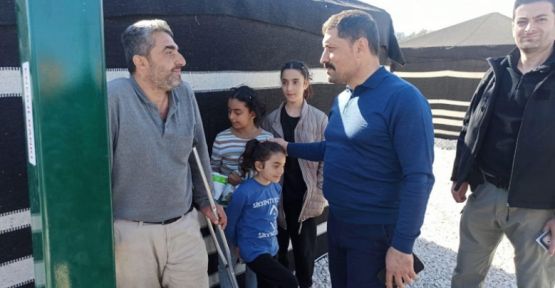 Vali Masatlı Yaraları Sarmak İçin Çalışmalarını Sürdürüyor